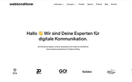 Screenshot Webkonditorei